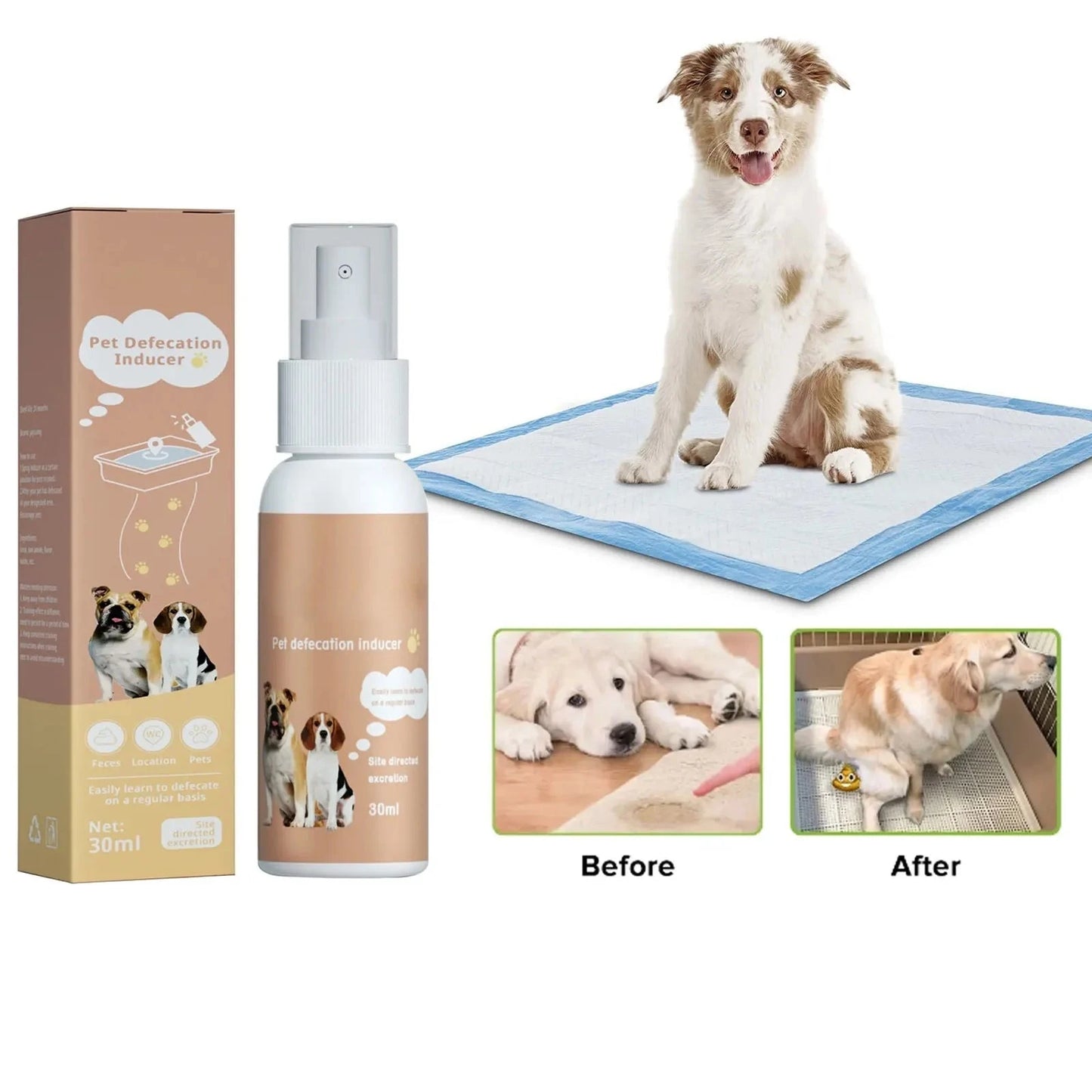 Dog Defecation Inducer Spray